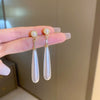 Wholesale French Retro Pearl Earrings With 925 Silver Needles Alloy Material Geometric Pattern And Diamondencrusted Design For Women