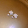 Wholesale French Retro Pearl Earrings With 925 Silver Needles Alloy Material Geometric Pattern And Diamondencrusted Design For Women