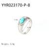 Wholesale French Retro Stainless Steel Ring With Geometric Design 18K Gold Plated By Vacuum Real Gold Electroplating In Pvd Furnace For Women