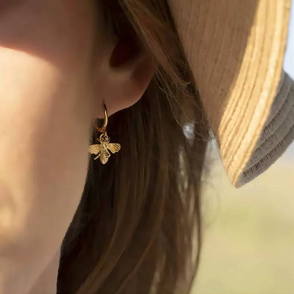 Wholesale French Retro Style Stainless Steel Insects Animals Zodiac Earrings