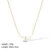Wholesale French Retro Zircon Devil's Eye Pendant Necklace In Stainless Steel With Pvdp Furnace Real Gold Treatment And Geometric Design For Women