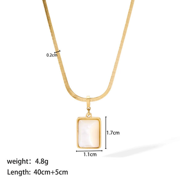 Wholesale French Retro Zircon Devil's Eye Pendant Necklace In Stainless Steel With Pvdp Furnace Real Gold Treatment And Geometric Design For Women