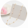 Wholesale Fresh Water Pearl Gypsophila S925 Silver Necklace