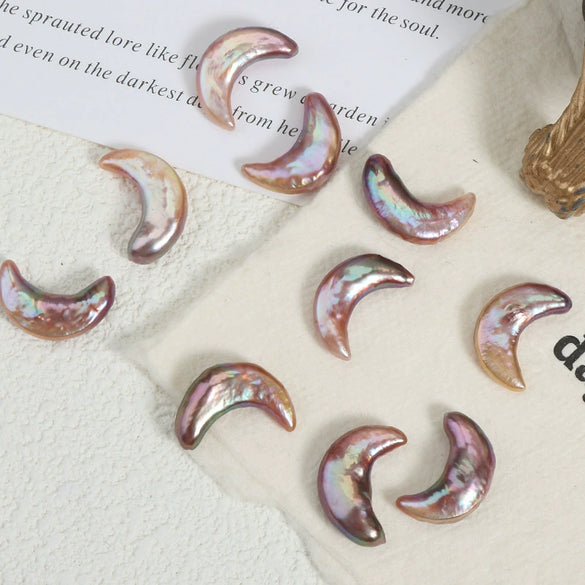 Wholesale Freshwater Baroque Moon Naked Beads For Diy Jewelry