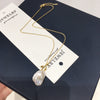 Wholesale Freshwater Baroque Pearl Pendant With Copper Fashionable And Minimalist Style