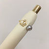 Wholesale Freshwater Pearl And Sea Shell Crown Open Ring Highgloss Natural 5A Grade Goldfilled Copper Accessories Fashion Style For Women