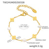 Wholesale Freshwater Pearl And 316L Stainless Steel Flower Chain Necklace And Bracelet With Electroplating Design