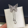 Wholesale Freshwater Pearl Brooch Copper Insect Pattern Electroplating For Women Fashion Retro Style