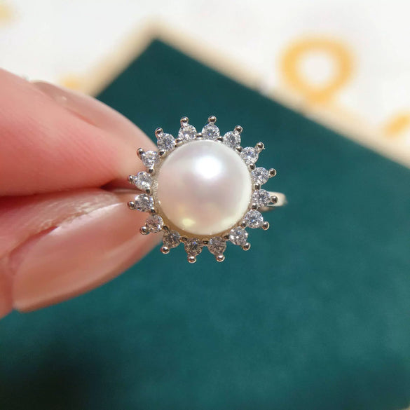 Wholesale Freshwater Pearl Earrings 925 Silver Label Copper Plated Real Gold For Women