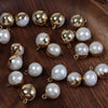 Wholesale Freshwater Pearl Edison Round Gilded Single Hanging Pendant Earrings Jewelry Accessories