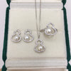 Wholesale Freshwater Pearl Jewelry Set With S925 Sterling Silver And Gourd Shape