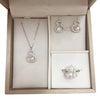 Wholesale Freshwater Pearl Jewelry Set With S925 Sterling Silver And Gourd Shape