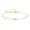 Wholesale Freshwater Pearl Love Bracelet Light Luxury Simple Jewelry With Electroplating