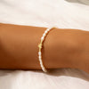 Wholesale Freshwater Pearl Love Bracelet Light Luxury Simple Jewelry With Electroplating