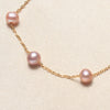 Wholesale Freshwater Pearl Nearly Round Bracelet For Girls Copper Alloy Material Simple Style