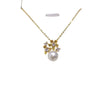 Wholesale Freshwater Pearl Necklace With Copper Accessories Flat Round And Bun Round Pearl Shapes Fashion And Minimalist Style