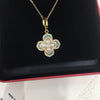 Wholesale Freshwater Pearl Necklace With Copper Pendant Retro And Minimalist Style Flat Round And Bun Round Shapes