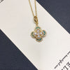 Wholesale Freshwater Pearl Necklace With Copper Pendant Retro And Minimalist Style Flat Round And Bun Round Shapes