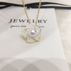Wholesale Freshwater Pearl Pendant Earring Set With Broken Shell Rotating Windmill Design