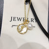 Wholesale Freshwater Pearl Pendant Necklace With Copper Accessories In Rice And Droplet Shapes Minimalist Style
