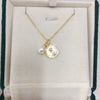 Wholesale Freshwater Pearl Pendant Necklace With Copper Accessories In Rice And Droplet Shapes Minimalist Style
