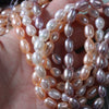 Wholesale Freshwater Pearl Riceshaped Loose Beads For Handmade Accessories Materials