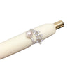 Wholesale Freshwater Pearl Ring Copper Material Flat Round And Bun Round Shape Women's Fashion Jewelry