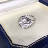 Wholesale Freshwater Pearl Ring Copper Multibead Retro Women's Flat Round And Bun Round Shape Hand Jewelry