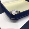 Wholesale Freshwater Pearl Ring Copper Retro Heavy Industry Style Women's Flat Round And Bun Round Shape