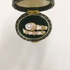 Wholesale Freshwater Pearl Ring Natural Pearl Copper With 18K Gold Plating Micro Inlaid Zircon Snake Design Women's