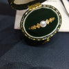 Wholesale Freshwater Pearl Ring With Copper Round Shape Microinlaid Zircon Women's Fashion Style