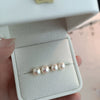 Wholesale Freshwater Pearl S925 Silver Simple Style Steamed Bread Shape Earrings Set With Pearls