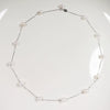 Wholesale Freshwater Pearl Star Necklace For Women In S925 Silver Nearly Round Shape Natural Style
