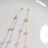 Wholesale Freshwater Pearl Star Necklace For Women In S925 Silver Nearly Round Shape Natural Style