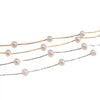 Wholesale Freshwater Pearl Star Necklace For Women In S925 Silver Nearly Round Shape Natural Style