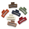 Wholesale Frosted Acrylic Hair Claw Clip Retro Fashionable Geometric Hollow Hair Clip For Women With Cartoon Style