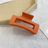 Wholesale Frosted Acrylic Hair Claw Clip Retro Fashionable Geometric Hollow Hair Clip For Women With Cartoon Style