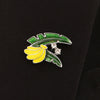 Wholesale Fruit Geometric Zinc Alloy Enamel Electroplated Pastoral Style Brooch Accessory
