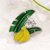 Wholesale Fruit Geometric Zinc Alloy Enamel Electroplated Pastoral Style Brooch Accessory