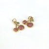 Wholesale Fruit Pattern Copper Jewelry Gold Inlaid Pendant For Diy Bracelet Necklace Earrings