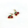 Wholesale Fruit Pattern Copper Jewelry Gold Inlaid Pendant For Diy Bracelet Necklace Earrings