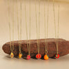Wholesale Fruit Pattern Copper 14K Gold Plated Mixed Gem Inlay Oshaped Pendant Necklace For Women