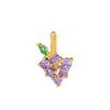 Wholesale Fruit Pendant Jewelry Copper With Zircon And Real Gold Plating For Women