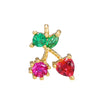 Wholesale Fruit Pendant Jewelry Copper With Zircon And Real Gold Plating For Women