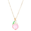 Wholesale Fruit Pendant Necklace Resin Plastic Handmade