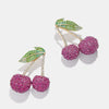 Wholesale Fruit Series Geometric Copper Electroplated Unisex Earrings