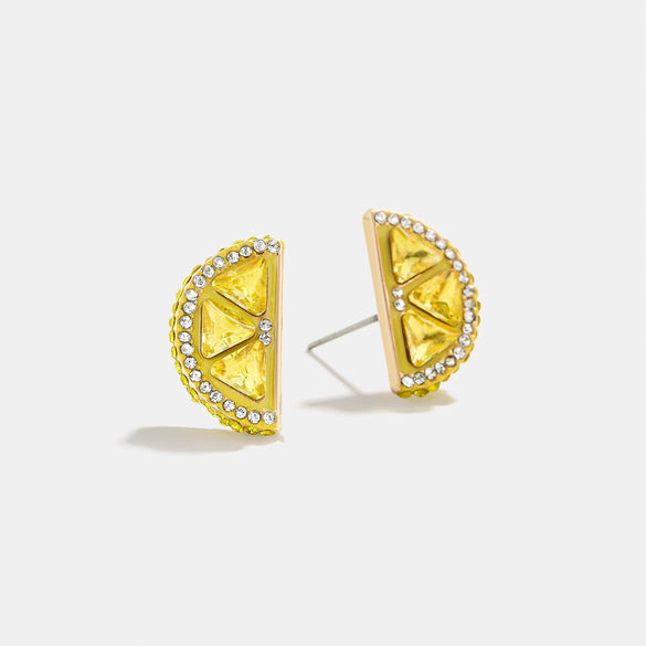 Wholesale Fruit Series Geometric Copper Electroplated Unisex Earrings