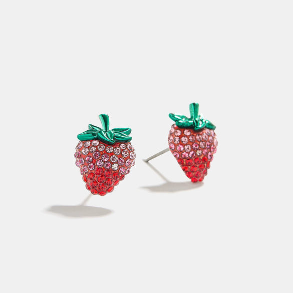 Wholesale Fruit Series Geometric Copper Electroplated Unisex Earrings