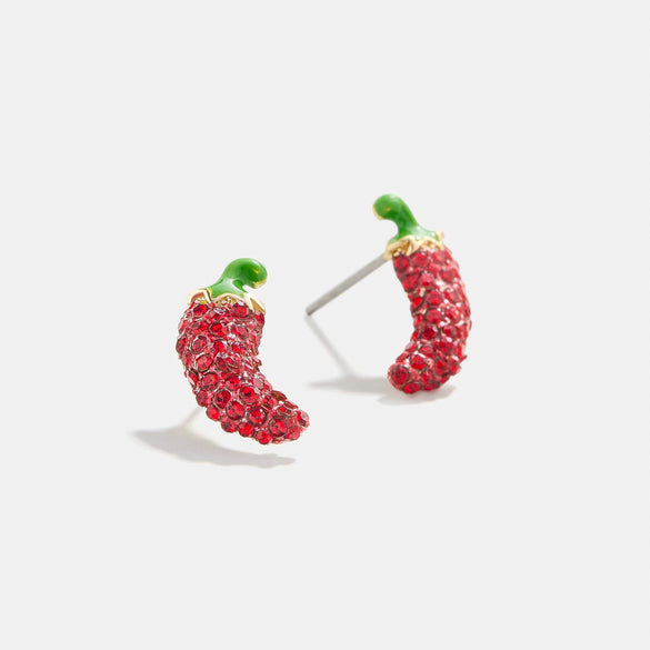 Wholesale Fruit Series Geometric Copper Electroplated Unisex Earrings
