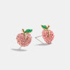 Wholesale Fruit Series Geometric Copper Electroplated Unisex Earrings